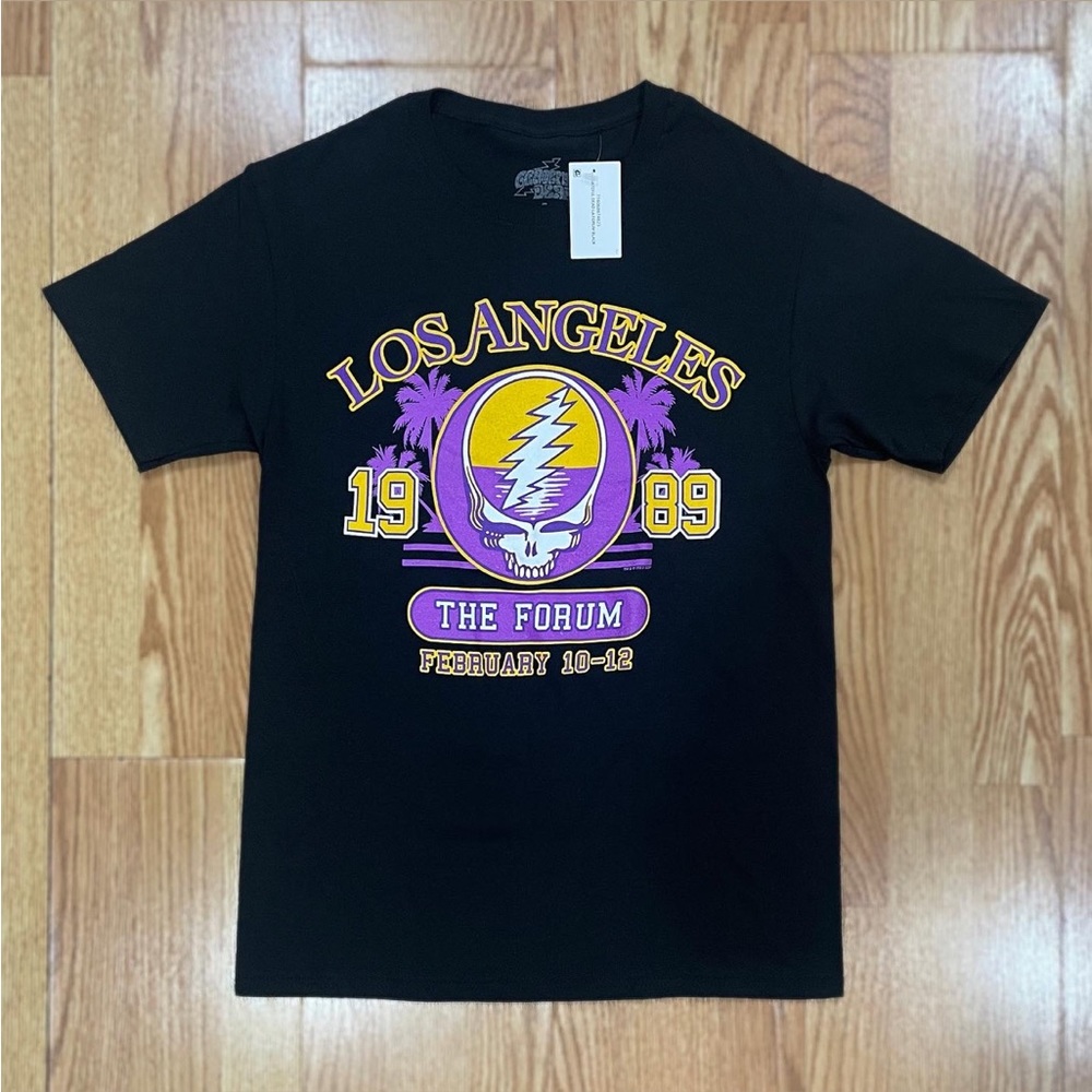 Rare LA LAKERS x GRATEFUL DEAD Vintage Tee